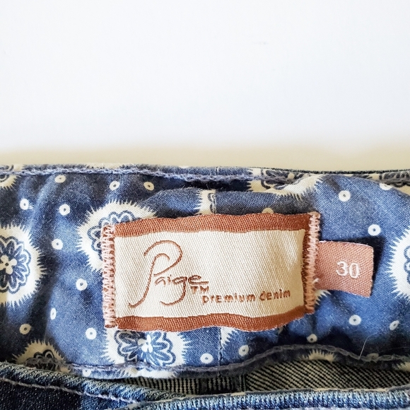 Paige Hidden Hills High rise boot cut jean  30 - Picture 7 of 8